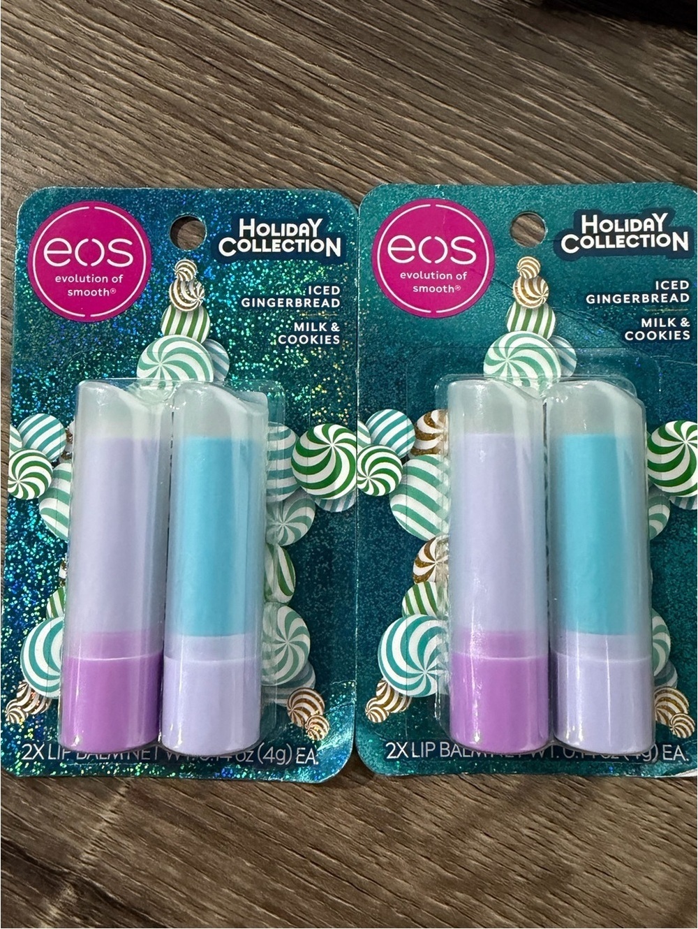 2 x EOS Holiday Collection Lip Balm 2-Pack